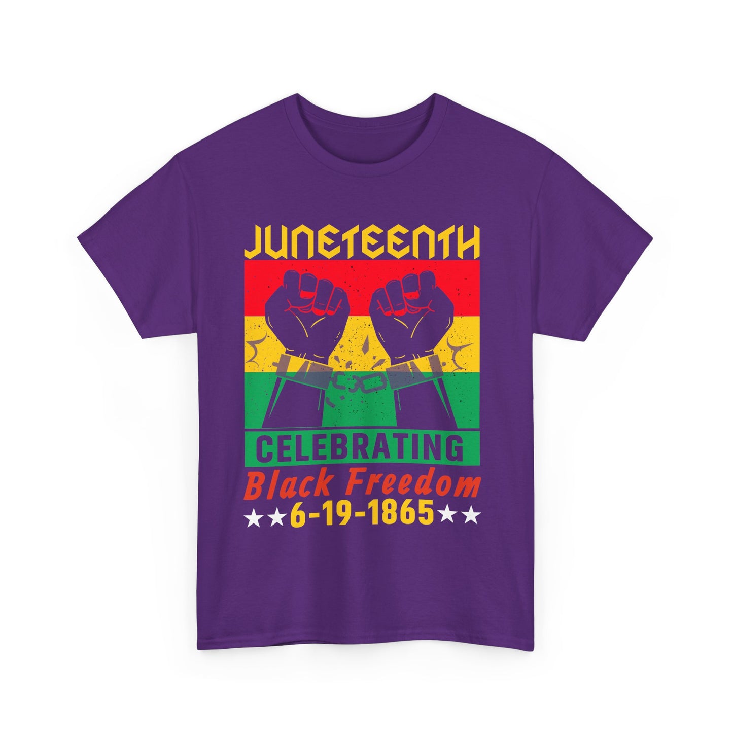 Juneteenth Celebration Tee, Unisex Cotton Shirt, Black Freedom T-Shirt, 6-19-1865 Heritage Top, Summer Festival Apparel, History Shirt