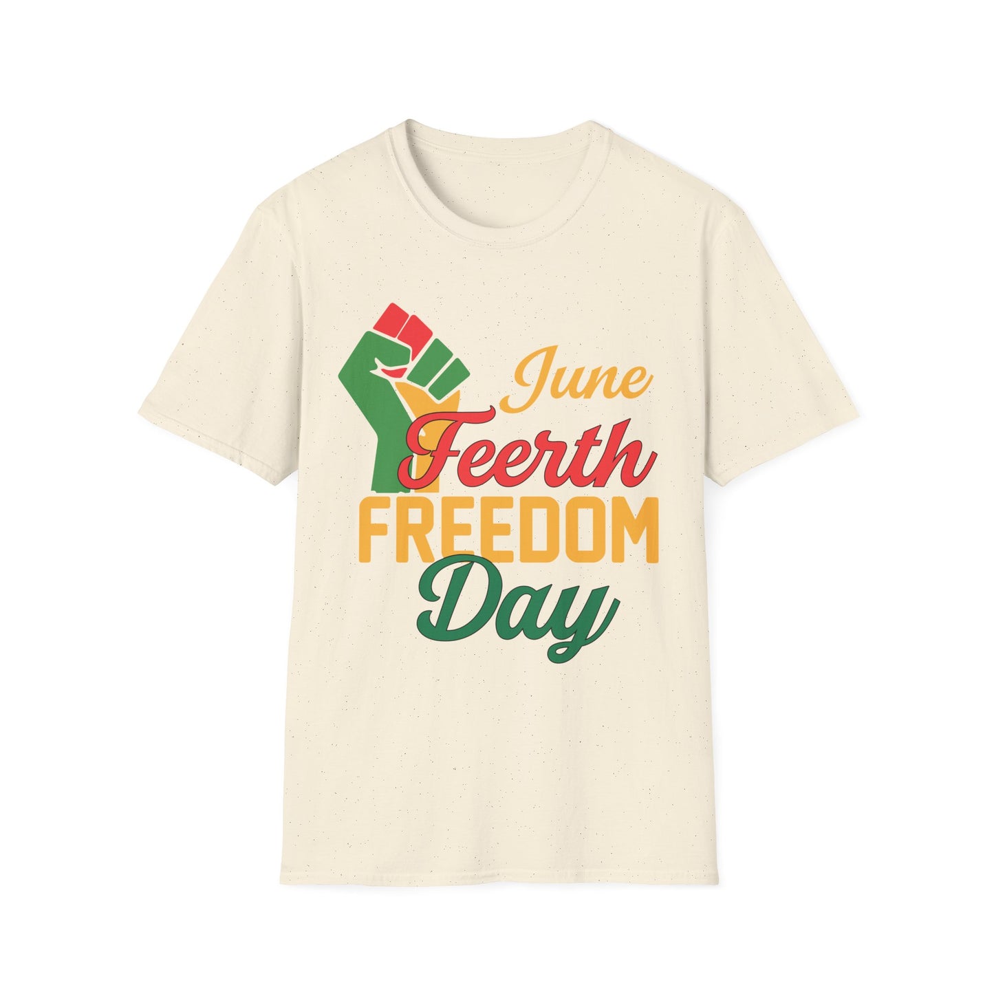 Juneteenth Freedom Day Unisex Softstyle T-Shirt, Celebration Tee, Black History Month Shirt, Equality Apparel, Gift for Activists