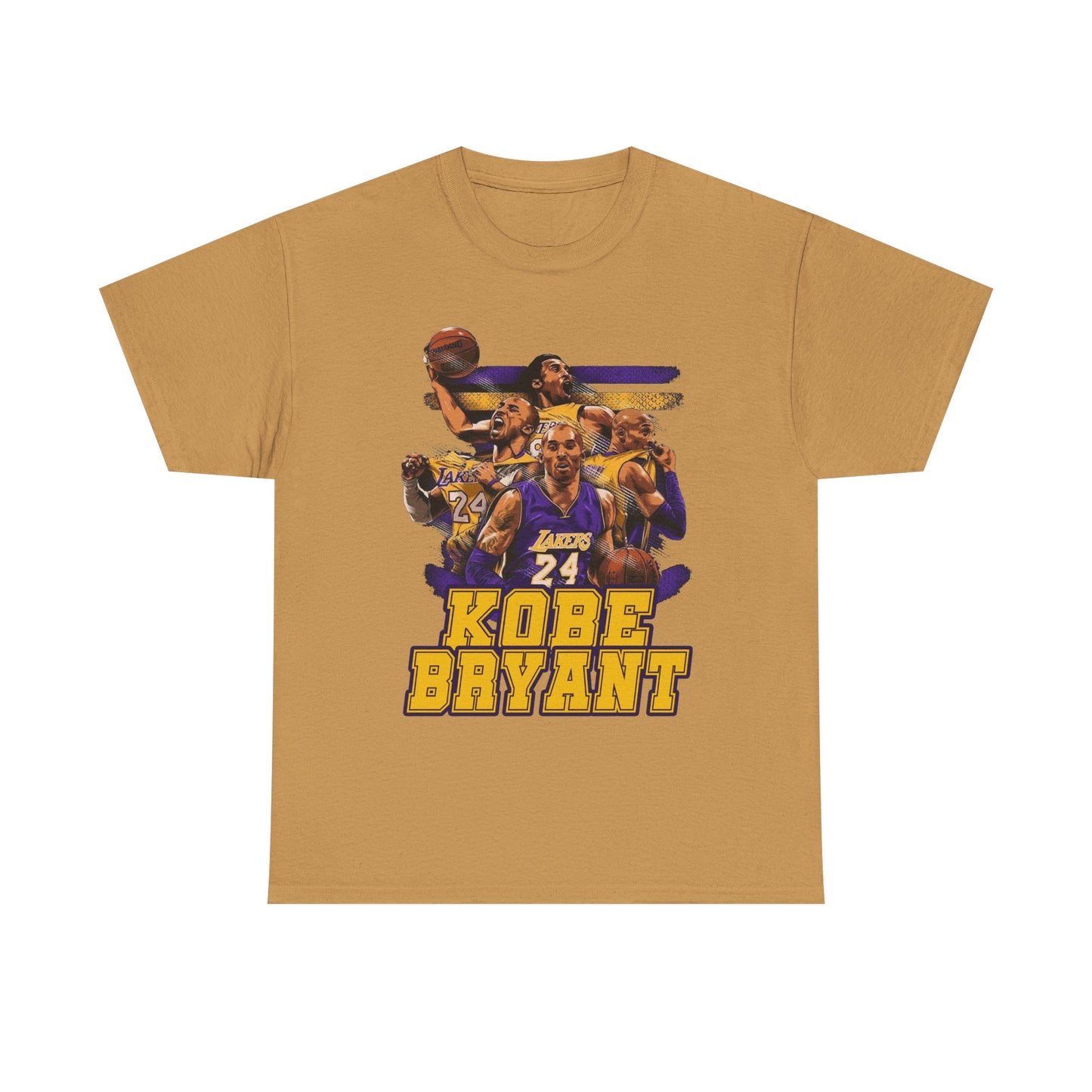 Kobe Bryant Tribute Unisex Heavy Cotton Tee - Basketball Legend Shirt