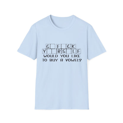 Funny Unisex T-Shirt - "G F C K Y R S L F" Graphic Tee - Perfect Gift for Casual Wear