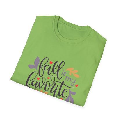 Fall is My Favorite Season Unisex T-Shirt | Autumn Tee, Seasonal Gift, Cozy Wear, Thanksgiving Apparel, Fall Fashion