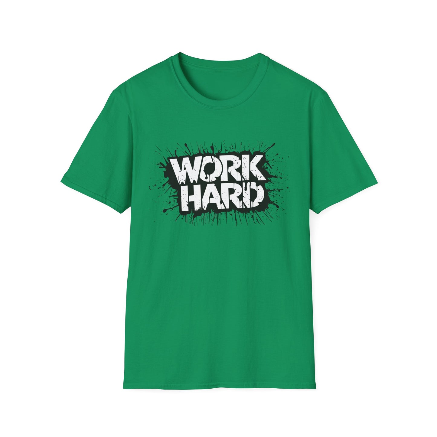 Work Hard Unisex T-Shirt - Motivational Tee for Gym, Gifts, Casual Wear, Funny Shirt, Work Motivation Apparel
