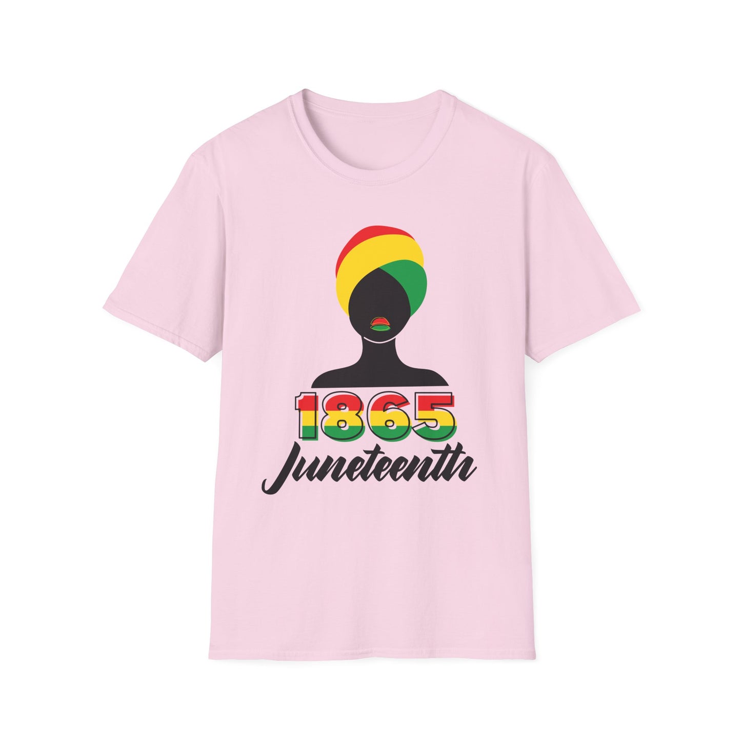 Juneteenth Celebration T-Shirt, Black History Month Tee, Unisex Softstyle Shirt, 1865 Juneteenth Shirt, African American Pride Top