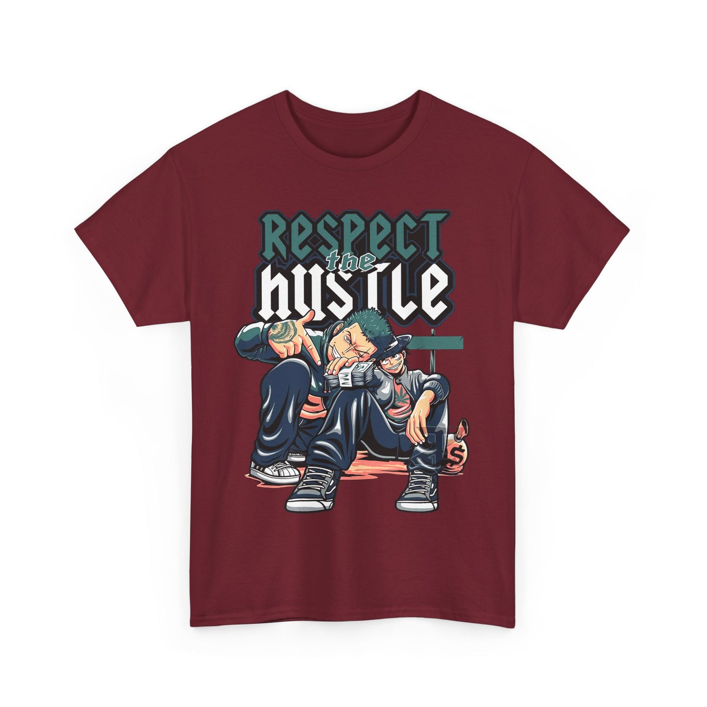 Respect the Hustle Unisex Heavy Cotton Tee - Streetwear Style Graphic Tee