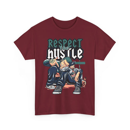 Respect the Hustle Unisex Heavy Cotton Tee - Streetwear Style Graphic Tee