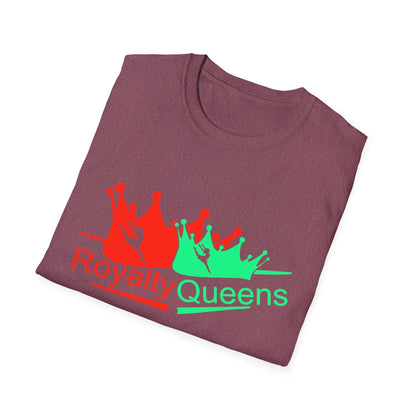 Royalty Queens Unisex Softstyle T-Shirt | Empowerment Tee, Gift for Her, Casual Wear, Birthday, Celebration
