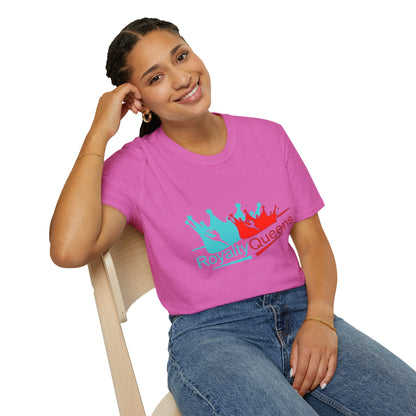 Royalty Queens Unisex Softstyle T-Shirt - Empowering Graphic Tee for Celebrations and Everyday Wear