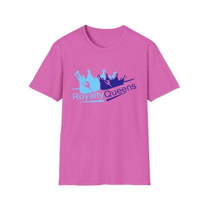 Royalty Queens Unisex Softstyle T-Shirt, Casual Apparel, Birthday Gift, Pride Celebration, Queen Themed Fashion, Everyday Wear