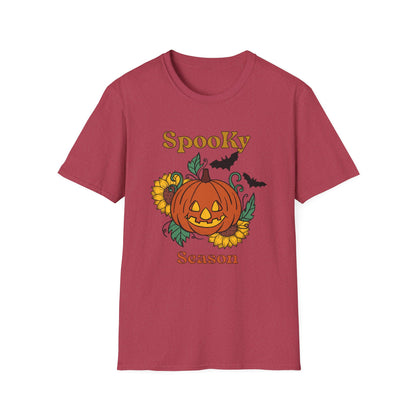 Spooky Season Unisex T-Shirt, Halloween Shirt, Pumpkin Tee, Fall Clothing, Festive Apparel