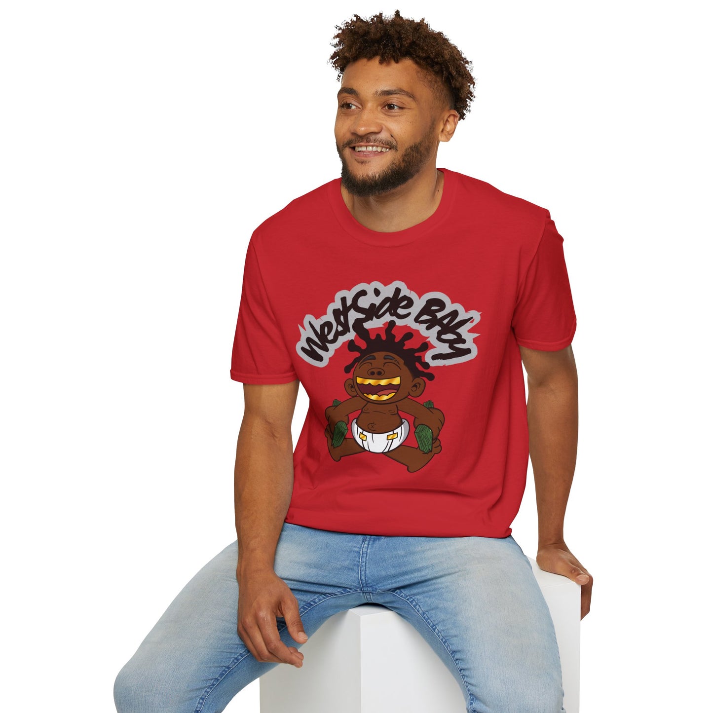 Westside Baby Graphic T-Shirt - Unisex Softstyle Tee for Fun and Unique Style