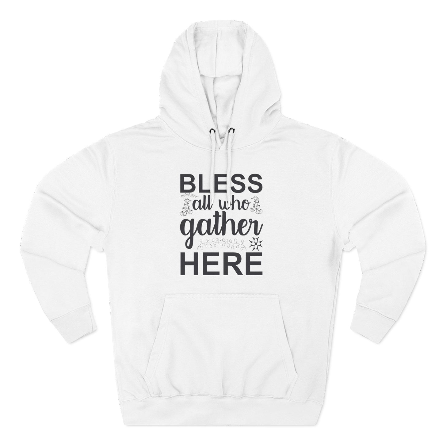Three-Panel Fleece Hoodie