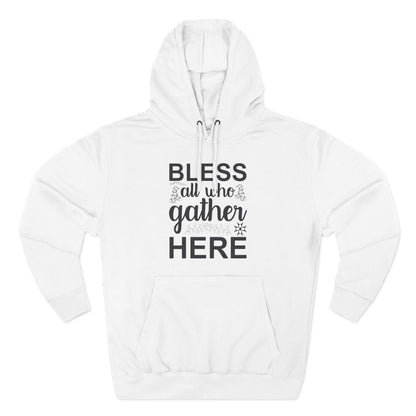 Three-Panel Fleece Hoodie