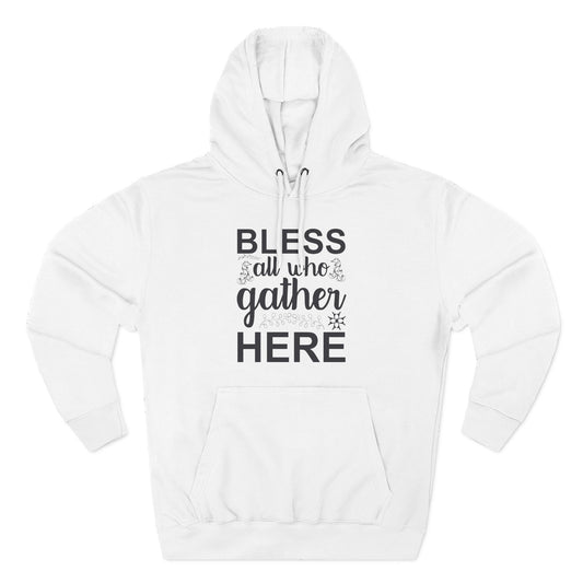 Three-Panel Fleece Hoodie