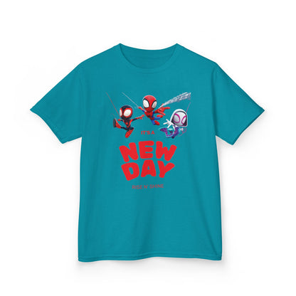 Superhero Kids T-Shirt, Fun Cotton Tee for Boys and Girls, Birthday Gift, Casual Wear, Everyday Style, Spider-Man Inspired Tee