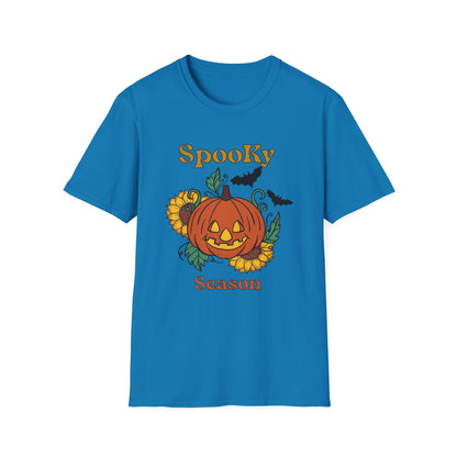 Spooky Season Unisex T-Shirt, Halloween Shirt, Pumpkin Tee, Fall Clothing, Festive Apparel