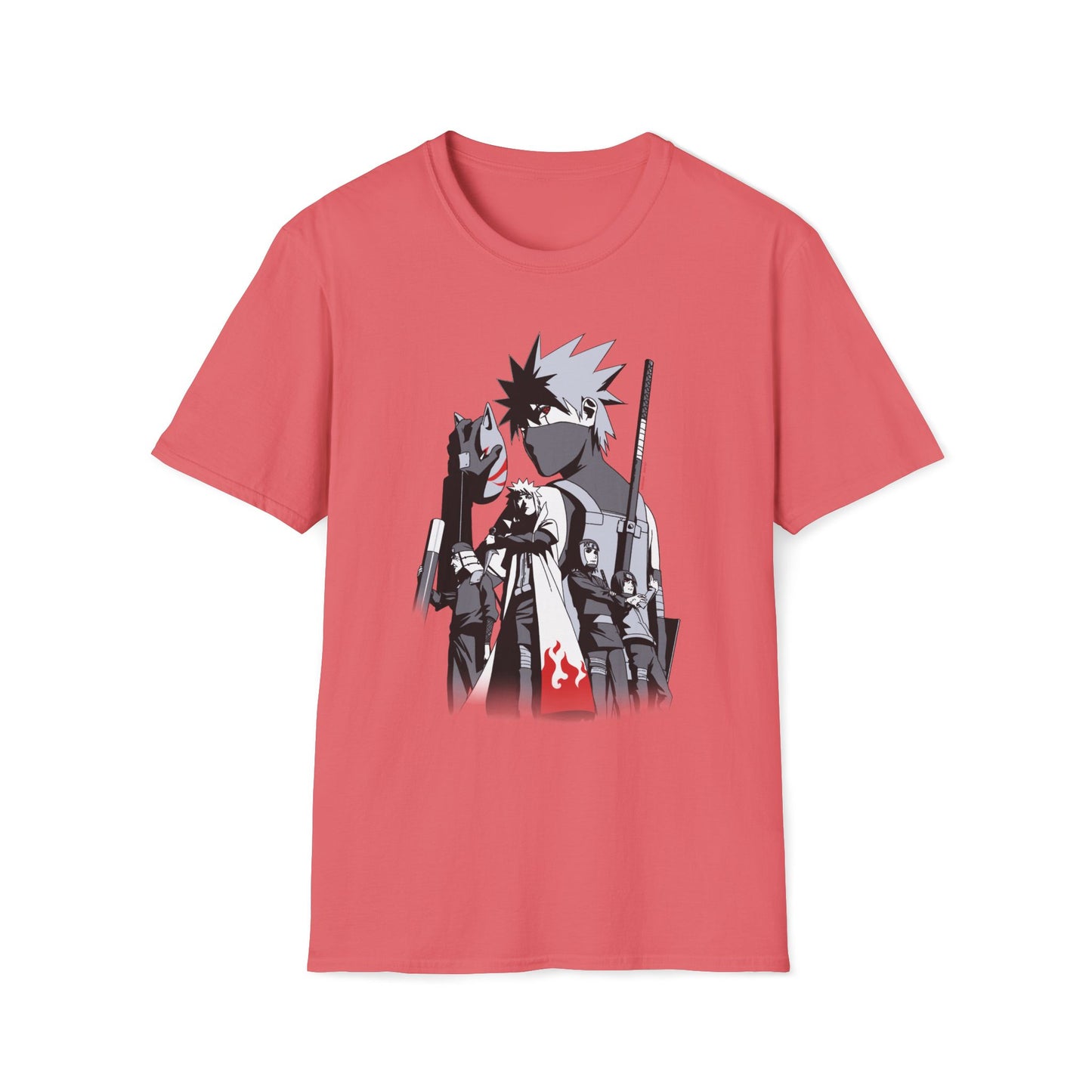 Anime Naurto Inspired Unisex Softstyle T-Shirt - Bold Graphic Design