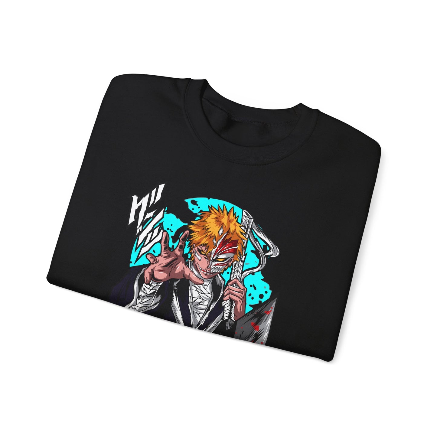 Anime Demon Slayer-Inspired Crewneck Sweatshirt — Ichigo-Style Character Art