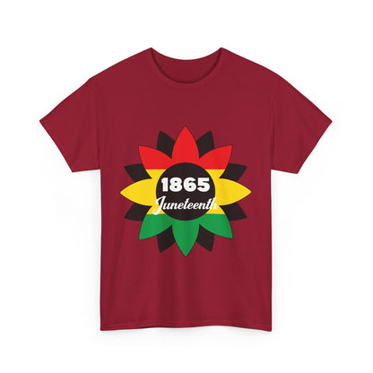Juneteenth Celebration Tee - Unisex Heavy Cotton Shirt, African Heritage Apparel, Black History Month, 1865 Roots, Proud Culture Wear