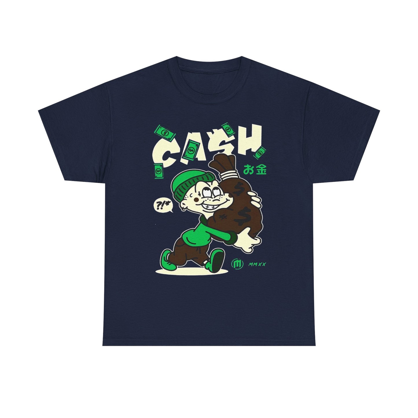 Cash Cartoon Unisex Heavy Cotton Tee - Streetwear Vibe