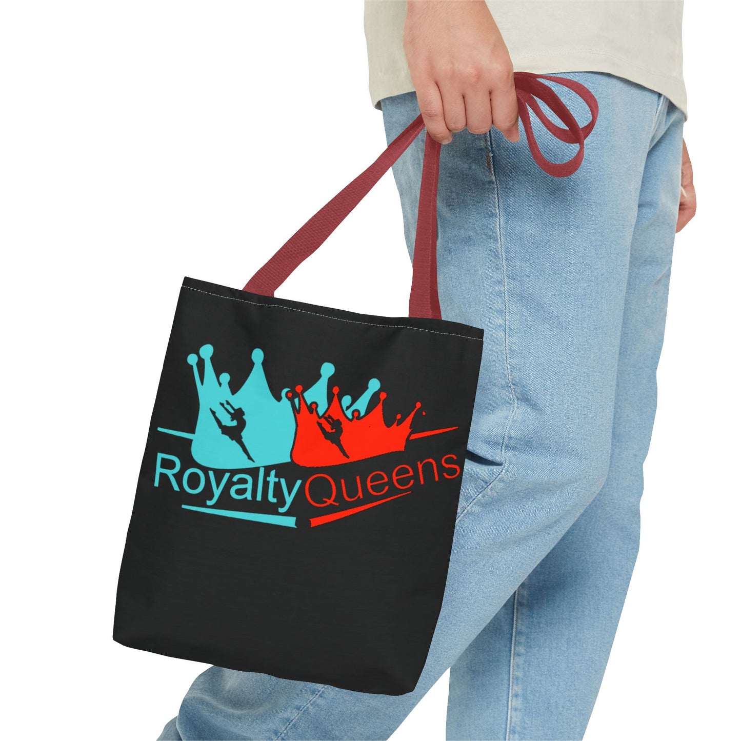 Royalty Queens Tote Bag - Stylish Dance Bag, Gift for Dancers, Reusable Grocery Tote, Unique Dance Accessories, Fashionable Beach Bag