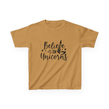 Believe in Unicorns Kids T-Shirt - Inspirational Cotton Tee for Dreamers