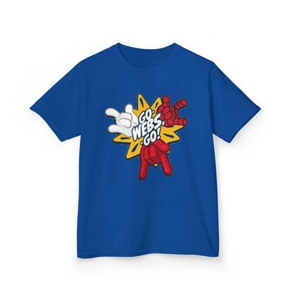 Kids Superhero Graphic Tee - Go Webs Go!