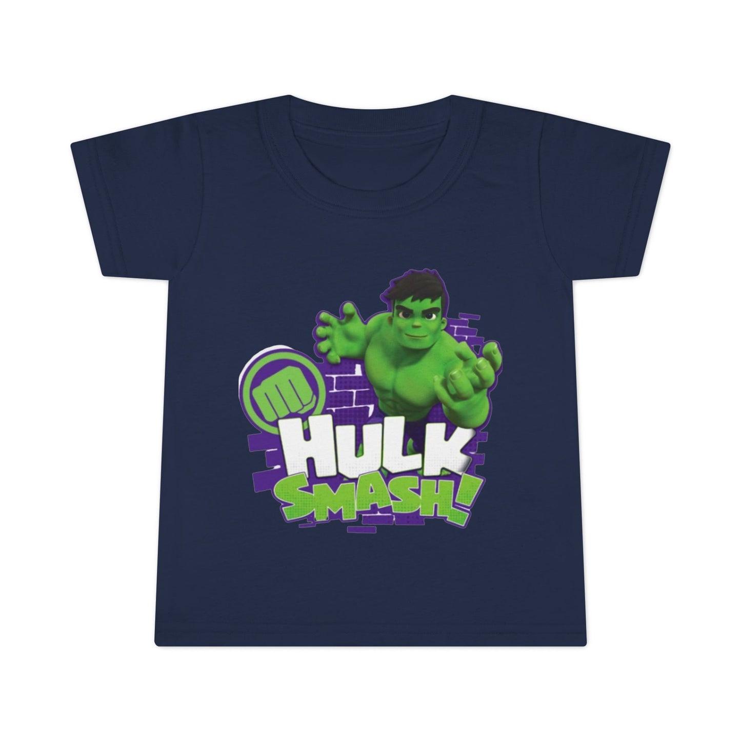 Hulk Smash Toddler T-Shirt - Fun & Playful Graphic Tee for Kids