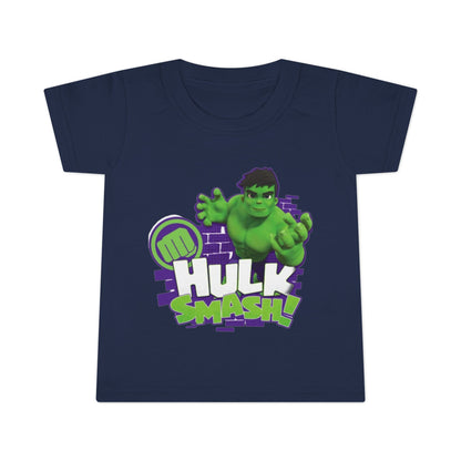 Hulk Smash Toddler T-Shirt - Fun & Playful Graphic Tee for Kids