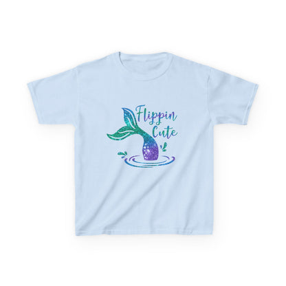 Flippin Cute Kids Tee - Colorful Whale Design for Fun-loving Children