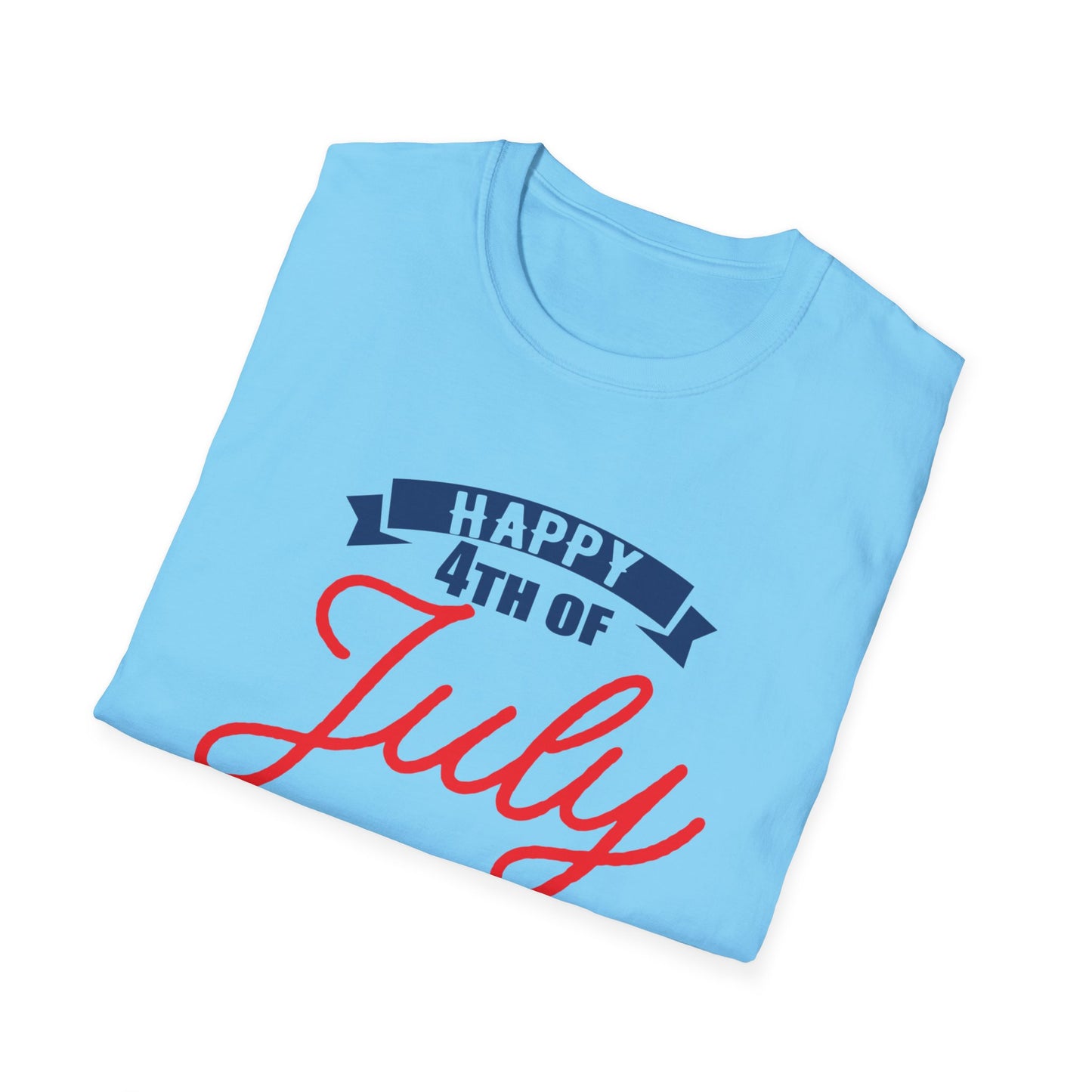 Happy 4th of July Unisex T-Shirt, Independence Day Tee, Summer Celebration Shirt, Patriotic Apparel, Casual Festival Wear