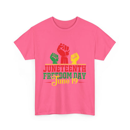 Juneteenth Freedom Day Tee | Unisex Cotton T-Shirt for Celebrating Emancipation, Black History Month, Racial Justice, Equality
