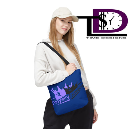 Royalty Queens Tote Bag | Stylish Everyday Carryall | Gift for Queens | Shopping, Beach, Travel, or Gym