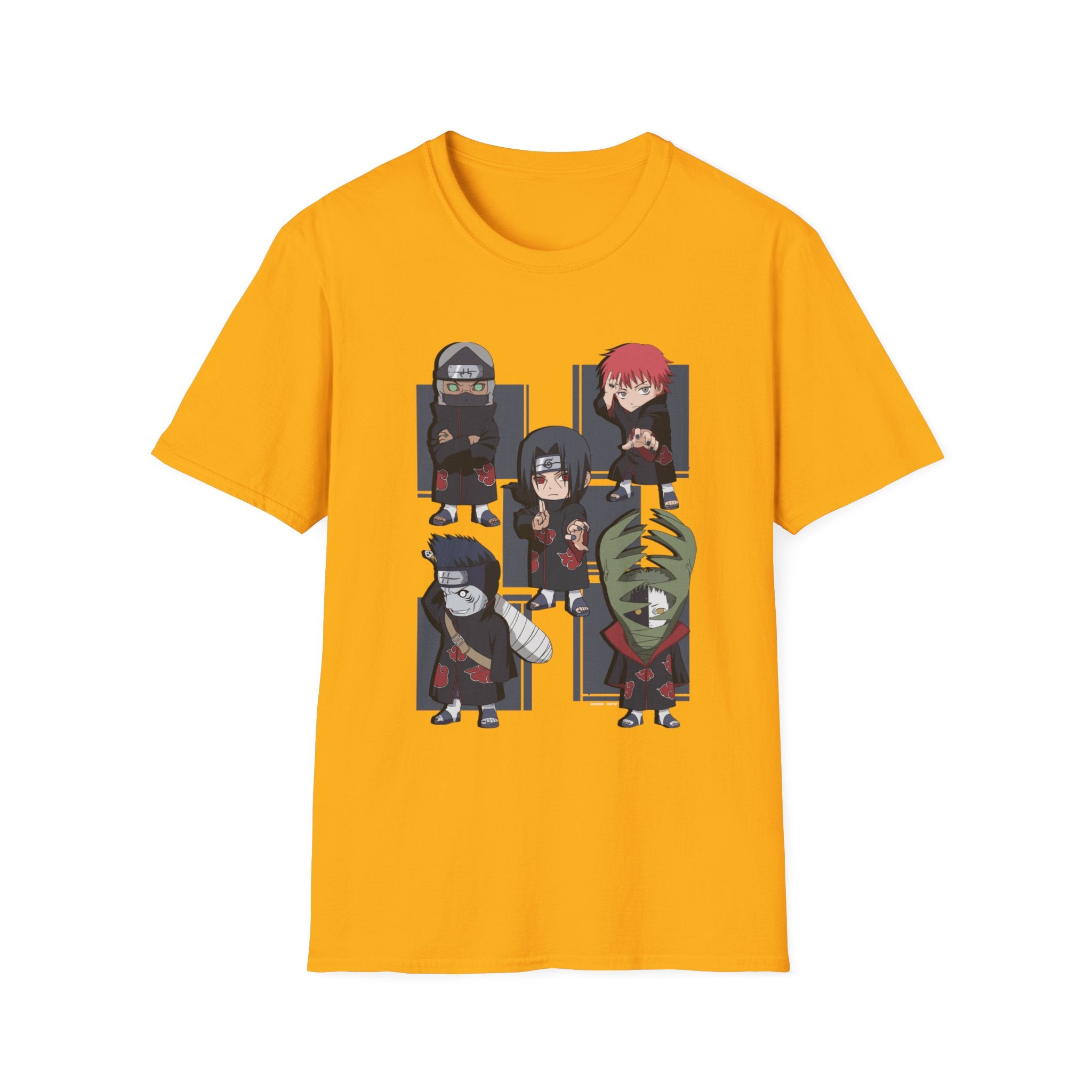 Anime Character Unisex Softstyle T-Shirt - Cool Graphic Tee for Fans