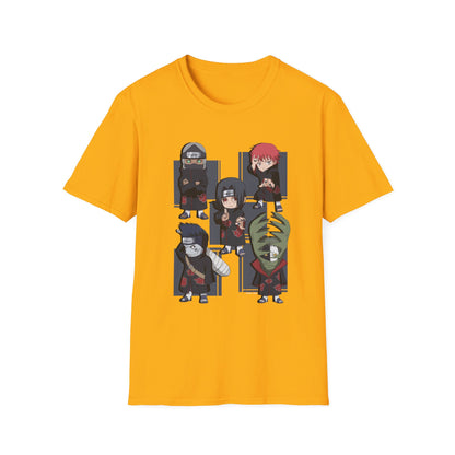 Anime Character Unisex Softstyle T-Shirt - Cool Graphic Tee for Fans