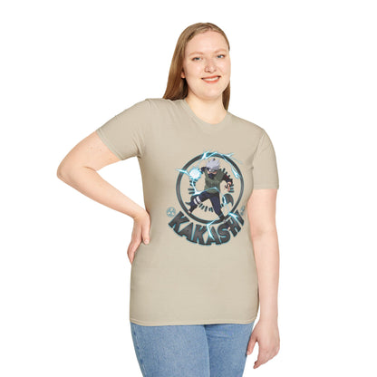 Kakashi Unisex Softstyle T-Shirt - Perfect for Anime Fans