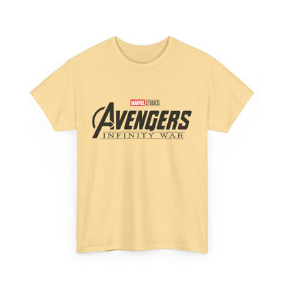 Avengers Infinity War Unisex Heavy Cotton Tee, Marvel Fan Shirt, Superhero Apparel, Gift for Him, Comic Book T-Shirt, Casual Wear