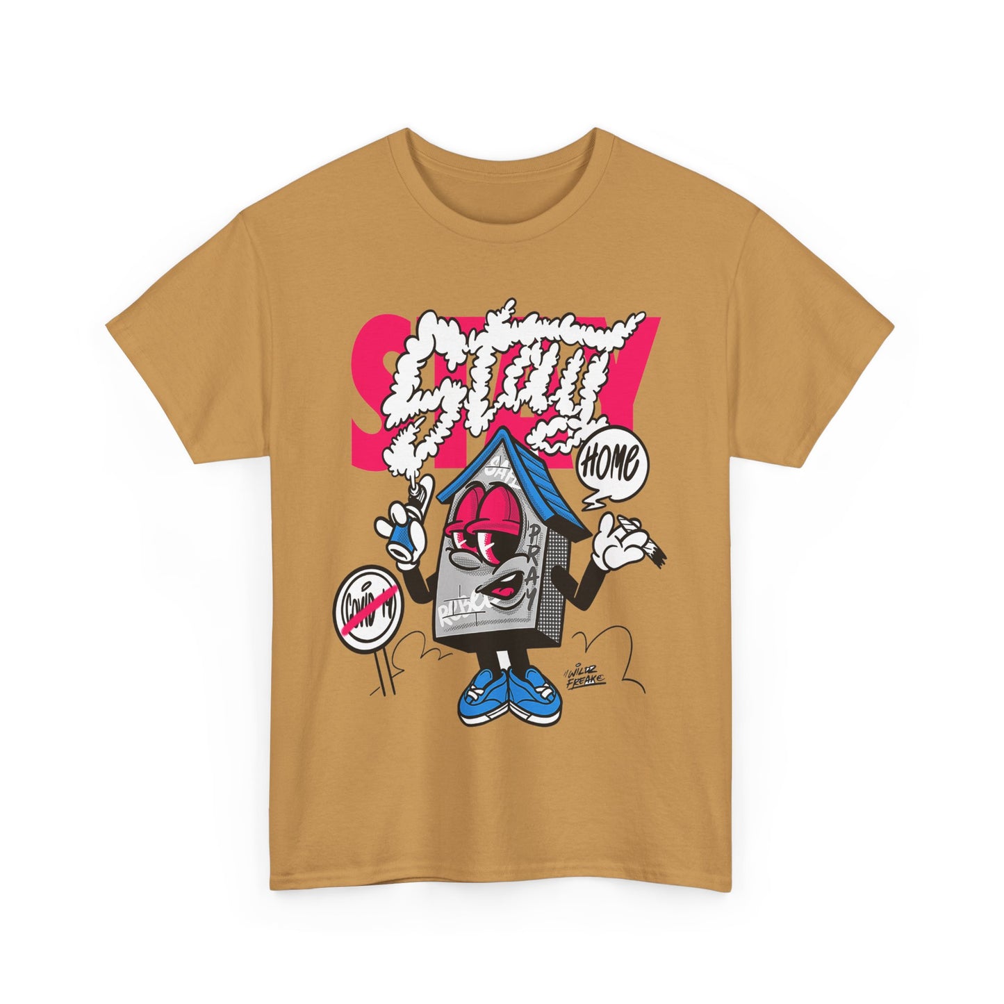 Street Art Unisex Heavy Cotton Tee - SNOT HOME Graphic Design