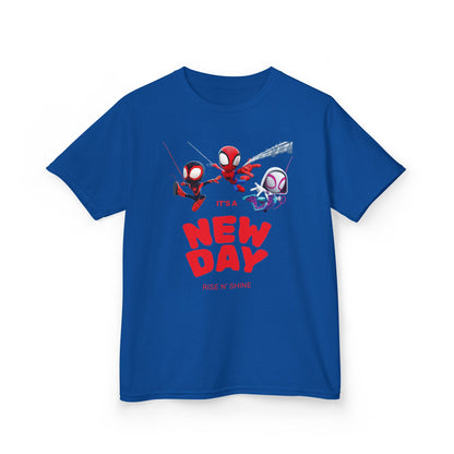 Superhero Kids T-Shirt, Fun Cotton Tee for Boys and Girls, Birthday Gift, Casual Wear, Everyday Style, Spider-Man Inspired Tee