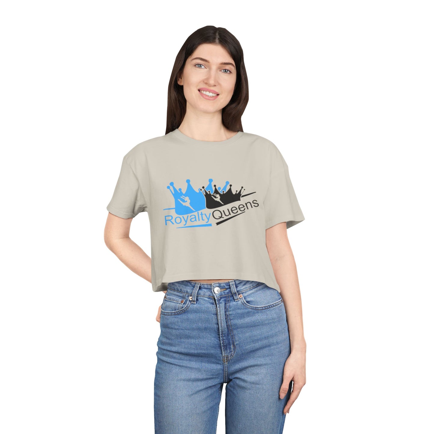 Royalty Queens Women's Crop Tee - Empowering Fashion for Queens, Perfect for Casual Wear, Gifts, Birthdays, and Celebrations