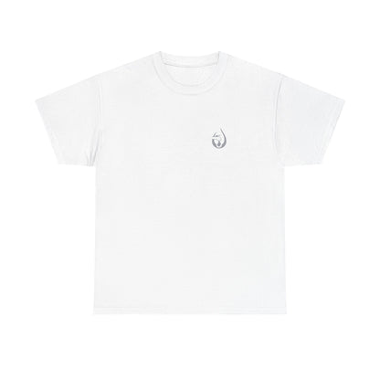Unisex Heavy Cotton Tee - Minimalist Water Drop Design