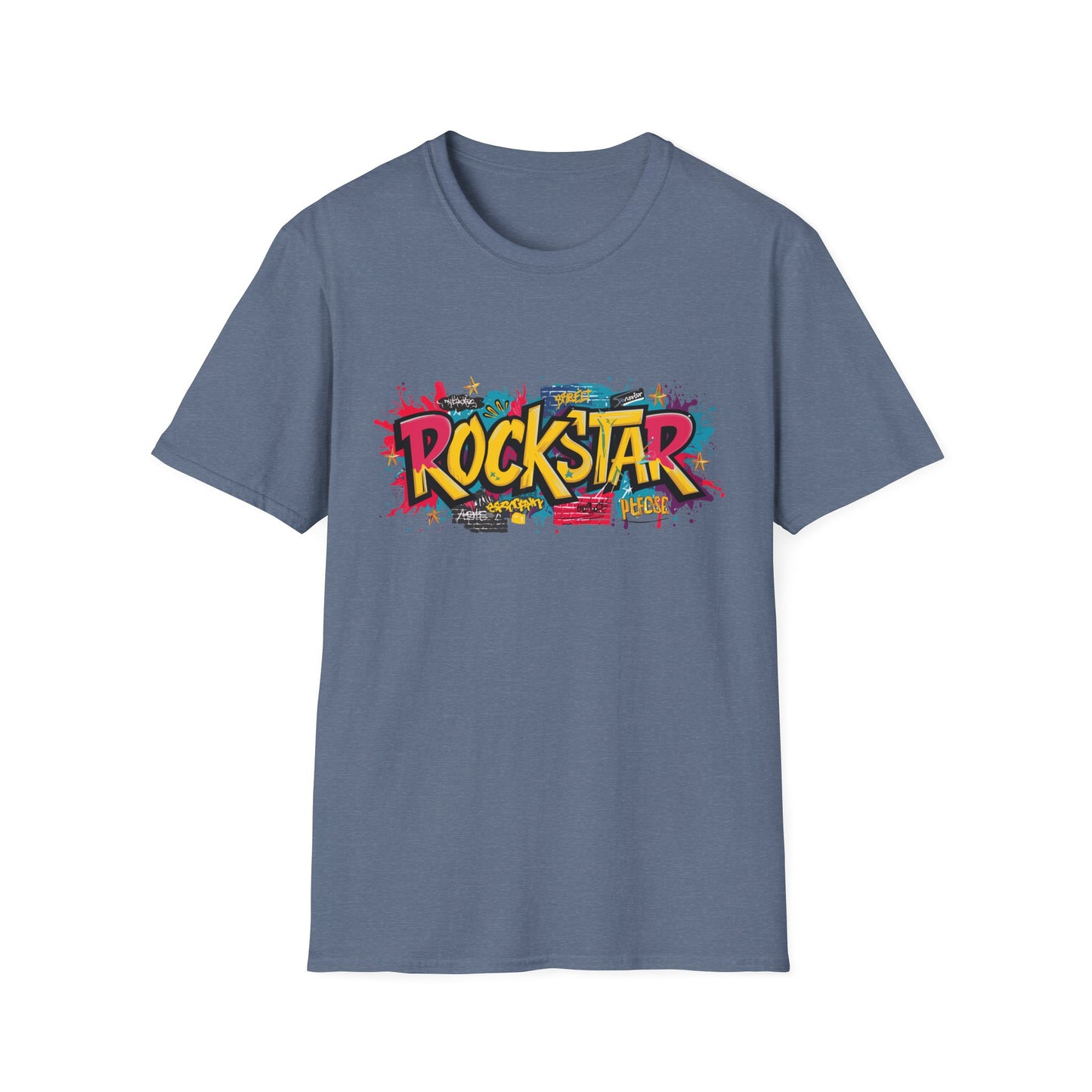 Rockstar Graphic Unisex T-Shirt, Music Lover Gift, Festival Wear, Cool Casual Tee, Birthday Present, Unisex Softstyle Shirt