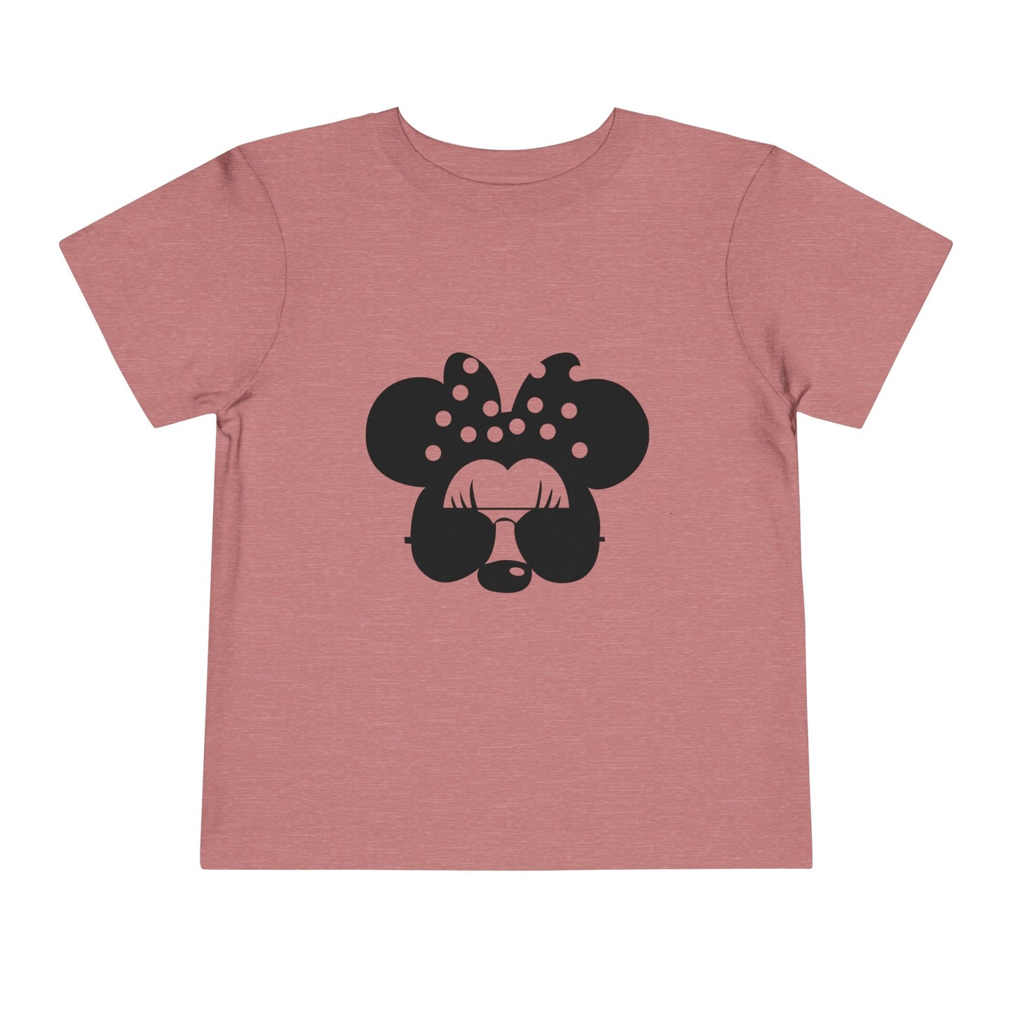 Cute Toddler Tee with Sunglasses Minnie Design, Kids Fashion, Summer Outfit, Birthday Gift, Playdate Shirt
