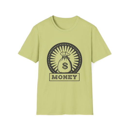 Money Bag Graphic Unisex T-Shirt - Perfect for Hustlers and Entrepreneurs