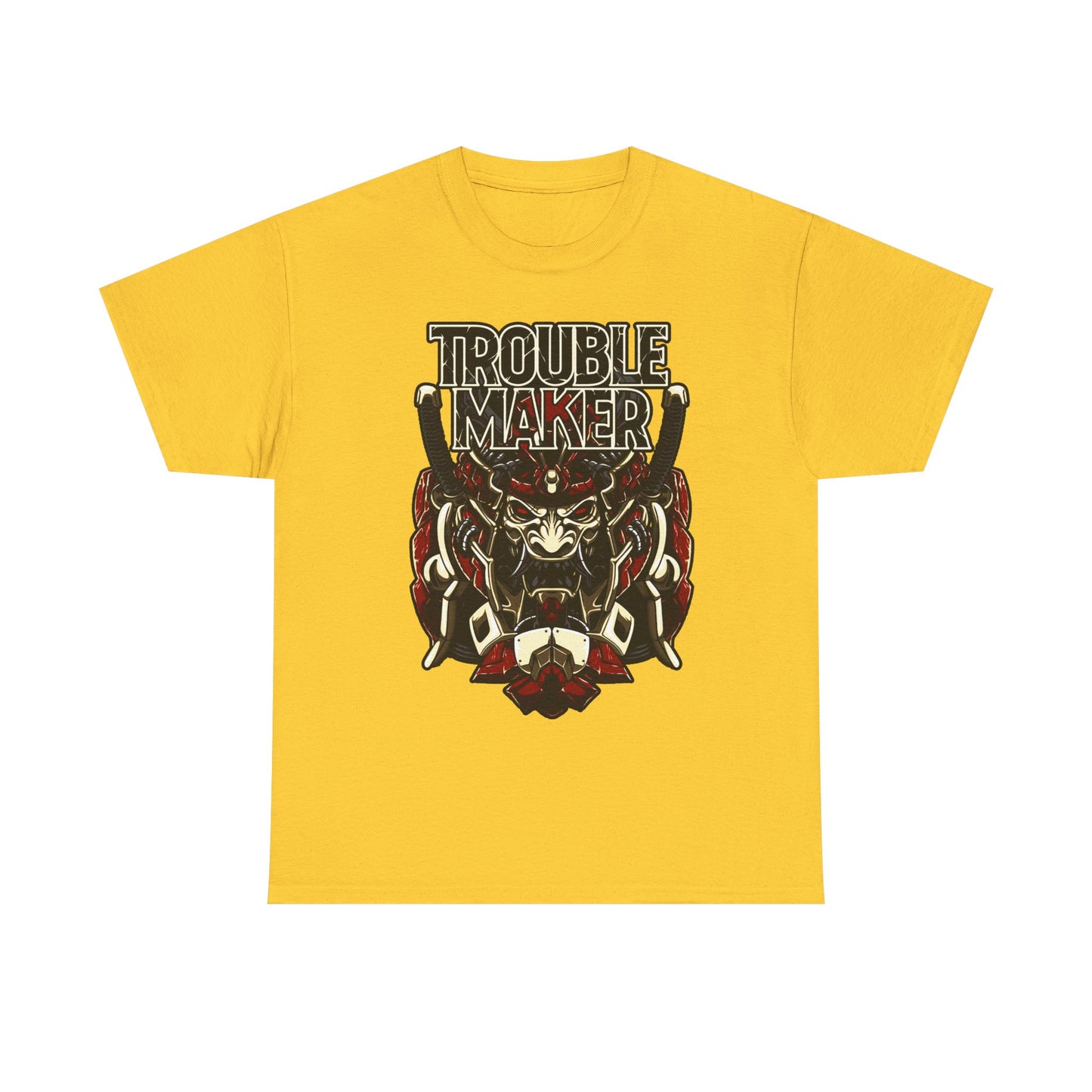 Trouble Maker Graphic Tee - Unisex Heavy Cotton Shirt for Rebels and Mischiefs