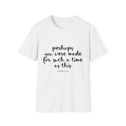 Inspirational Quote T-Shirt: 'Perhaps You Were Made For Such A Time As This'
