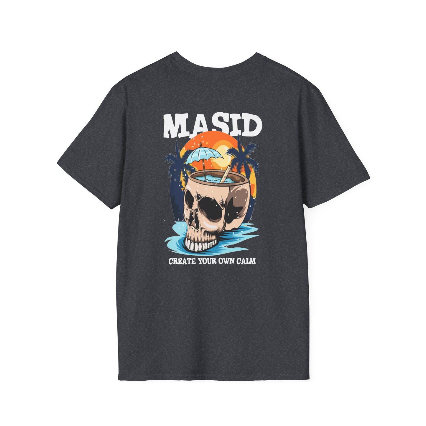 Unisex Softstyle T-Shirt - 'Create Your Own Calm' & Anime Design