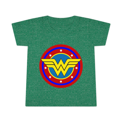 Wonder Woman Toddler T-Shirt, Superhero Tee, Kids Birthday Gift, Toddler Outfit, Superhero Apparel