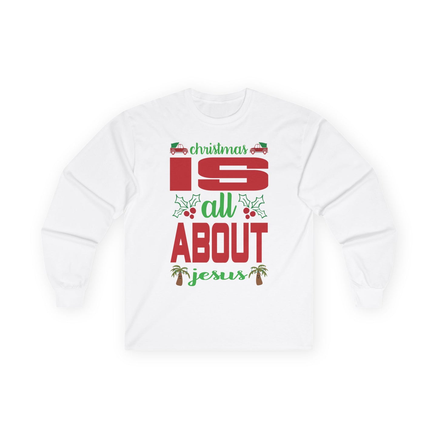 Unisex Christmas Long Sleeve Tee, Meaningful Holiday Shirt, Faith-Based Gift, Family Gathering Wear, Winter Party Outfit, Jesus [...]