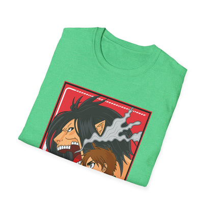 Anime-Inspired Unisex Tee - Softstyle T-Shirt, Casual Gift, Graphic Tee, Manga Apparel, Fan Merchandise