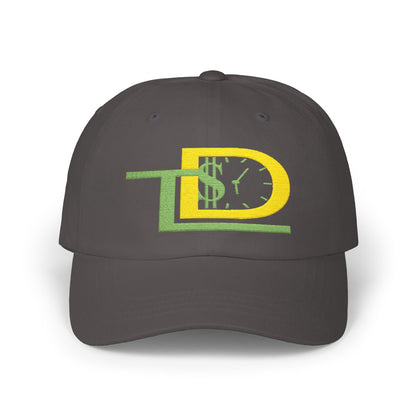 Classic Dad Cap with Green and Yellow Design, Casual Hat for Fathers, Gift for Dads, Summer Accessory, Adjustable Baseball Cap